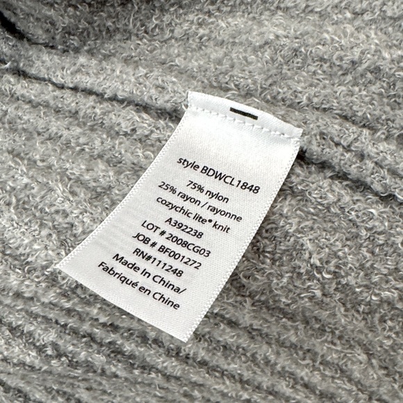 Barefoot Dreams Cozychic Lite Ribbed Belted Kimono Cardigan - Picture 6 of 9